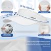 image:imageSukeen Sun Visor for Women Men Lightweight Running Hat with Shock Absorbing Quick Dry Sweatband Stretchy Visor Hat for SportsWhite