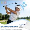 image:imageSukeen Sun Visor for Women Men Lightweight Running Hat with Shock Absorbing Quick Dry Sweatband Stretchy Visor Hat for SportsWhite