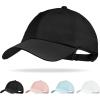 image:imageSukeen Kids Sports Baseball Cap for Boys Girls Lightweight UPF 50 Water Resistant Youth Plain Hat for Running Tennis GolfBlack