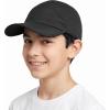 image:imageSukeen Lightweight Kids Baseball Cap for Boys Girls UPF 50 Sun Hat with Quick Dry Sweatband Breathable Youth Hat for OutdoorBlack