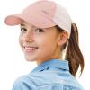 image:imageSukeen Lightweight Kids Baseball Caps for Boy Girls UPF50 Kids Sun Hat QuickDry Youth Performance Hat for Outdoor ActivityPink
