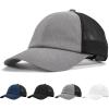 image:imageSukeen Linen Mesh Baseball Cap Breathable Cooling Sports Hat for Men Women Lightweight Soft Unstructured Running HatGrey