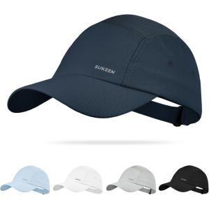 image:imageSukeen Lightweight Baseball Cap for Women Men Running Hat with Breathable Mesh Unstructured Sports Hat for Outdoor DailyBlue
