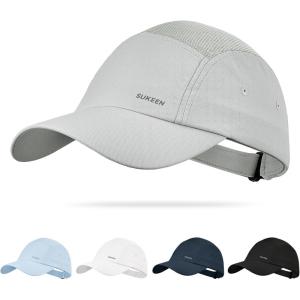 image:imageSukeen Lightweight Baseball Cap for Women Men Running Hat with Breathable Mesh Unstructured Sports Hat for Outdoor DailyLight Grey