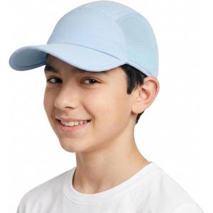 image:imageSukeen Lightweight Kids Baseball Cap for Boys Girls UPF 50 Sun Hat with Quick Dry Sweatband Breathable Youth Hat for OutdoorLight Blue