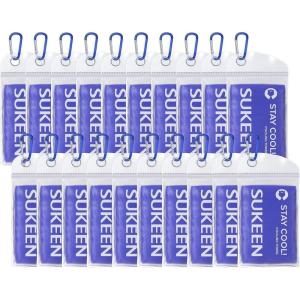 image:imageSukeen Cooling Towels for Neck and Face40x12 Cool Towels for Neck Cooling Towels for Hot Weather Sweat Towel for Gym Workout Sports Multi Colors 20 PackRoyal Blue