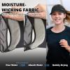 image:imageSukeen Sports Sun Visor Men Women Lightweight Portable Cooling Stretchy Visor Hat for Running Golf Daily WearBlack