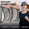 image:imageSukeen Sports Sun Visor Men Women Lightweight Portable Cooling Stretchy Visor Hat for Running Golf Daily WearGrey