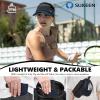 image:imageSukeen Sports Sun Visor Men Women Lightweight Portable Cooling Stretchy Visor Hat for Running Golf Daily WearNavy Blue