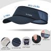 image:imageSukeen Sports Sun Visor Men Women Lightweight Portable Cooling Stretchy Visor Hat for Running Golf Daily WearNavy Blue