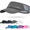 image:imageSukeen Sports Sun Visor Men Women Lightweight Portable Cooling Stretchy Visor Hat for Running Golf Daily WearGrey
