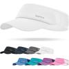 image:imageSukeen Sports Sun Visor Men Women Lightweight Portable Cooling Stretchy Visor Hat for Running Golf Daily WearWhite