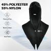 image:imageSukeen Cooling Hoodie Towel Instant Cooling Towels for Neck and Face UPF 50 Sun Protection Ponytail Cooling Neck Wraps Quick Drying Cool Towels for Sports Gym Hiking Camping Workout BlackBlack