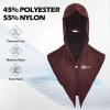 image:imageSukeen Cooling Hoodie Towel Instant Cooling Towels for Neck and Face UPF 50 Sun Protection Ponytail Cooling Neck Wraps Quick Drying Cool Towels for Sports Gym Hiking Camping Workout BlackBrown Red