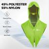 image:imageSukeen Cooling Hoodie Towel Instant Cooling Towels for Neck and Face UPF 50 Sun Protection Ponytail Cooling Neck Wraps Quick Drying Cool Towels for Sports Gym Hiking Camping Workout BlackGreen