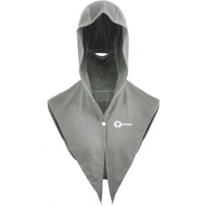 image:imageSukeen Cooling Hoodie Towel Instant Cooling Towels for Neck and Face UPF 50 Sun Protection Ponytail Cooling Neck Wraps Quick Drying Cool Towels for Sports Gym Hiking Camping Workout BlackGray