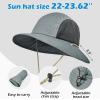 image:imageSukeen Bucket Hat for WomenSun Hat UPF 50 Comfortable and Adjustable for Outdoor Sports and DailyGrey