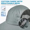 image:imageSukeen Bucket Hat for WomenSun Hat UPF 50 Comfortable and Adjustable for Outdoor Sports and DailyGrey
