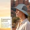 image:imageSukeen Bucket Hat for WomenSun Hat UPF 50 Comfortable and Adjustable for Outdoor Sports and DailyGrey