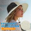 image:imageSukeen Bucket Hat for WomenSun Hat UPF 50 Comfortable and Adjustable for Outdoor Sports and DailyWhite