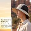 image:imageSukeen Bucket Hat for WomenSun Hat UPF 50 Comfortable and Adjustable for Outdoor Sports and DailyWhite
