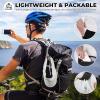 image:imageSukeen 3 Pack Sports Sun Visor Men Women Lightweight Packable Cooling Stretchy Visor Hat for Running Tennis GolfBlackWhiteRose Red