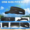 image:imageSukeen Sports Sun Visor Men Women Lightweight QuickDry Visor Hat with Sunglasses Slots Athletic Visor for Golf TennisBlack