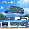image:imageSukeen Sports Sun Visor Men Women Lightweight QuickDry Visor Hat with Sunglasses Slots Athletic Visor for Golf TennisNavy Blue