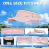 image:imageSukeen Sports Sun Visor Men Women Lightweight QuickDry Visor Hat with Sunglasses Slots Athletic Visor for Golf TennisPink