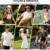 image:imageSukeen Sun Visor Hat for Men Women Wide Brim UPF 50 Adjustable Cooling Visor Lightweight Sweat Wicking Quick DryWhite