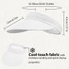 image:imageSukeen Women Sun Visor Hat Wide Brim UPF 50 Adjustable Headband Lightweight Cooling Moisture Wicking Quick DryWhite