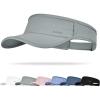 image:imageSukeen Sports Sun Visor Men Women Lightweight QuickDry Visor Hat with Sunglasses Slots Athletic Visor for Golf TennisGrey