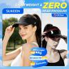 image:imageSukeen Sports Sun Visor Women Men Lightweight UPF50 Water Resistant Stretchy Athletic Visor Hat for Running Tennis GolfBlack