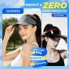 image:imageSukeen Sports Sun Visor Women Men Lightweight UPF50 Water Resistant Stretchy Athletic Visor Hat for Running Tennis GolfGrey