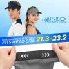 image:imageSukeen Sports Sun Visor Women Men Lightweight UPF50 Water Resistant Stretchy Athletic Visor Hat for Running Tennis GolfGrey