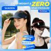 image:imageSukeen Sports Sun Visor Women Men Lightweight UPF50 Water Resistant Stretchy Athletic Visor Hat for Running Tennis GolfNavy Blue