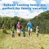 image:imageSukeen 16pack Cooling Towel 40x12 Bulk Ice TowelSoft Breathable Chilly TowelMicrofiber Towel for YogaSportRunningGymWorkoutCampingFitnessWorkout amp More ActivitiesBlueGreyGreenPinkBlackDark Grey