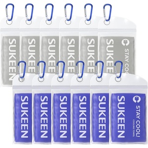 image:imageSukeen 16pack Cooling Towel 40x12 Bulk Ice TowelSoft Breathable Chilly TowelMicrofiber Towel for YogaSportRunningGymWorkoutCampingFitnessWorkout amp More Activities6 Royal Blue  6 Gray