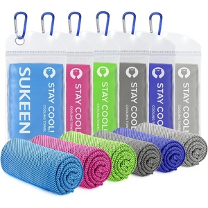 image:imageSukeen 16pack Cooling Towel 40x12 Bulk Ice TowelSoft Breathable Chilly TowelMicrofiber Towel for YogaSportRunningGymWorkoutCampingFitnessWorkout amp More ActivitiesBlueGreyGreenPinkBlackDark Grey