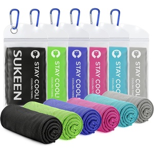 image:imageSukeen 16pack Cooling Towel 40x12 Bulk Ice TowelSoft Breathable Chilly TowelMicrofiber Towel for YogaSportRunningGymWorkoutCampingFitnessWorkout amp More ActivitiesDark BlueGreenBlackPinkLake BlueGrey