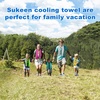 image:imageSukeen Cooling Towel 40 Pack 40x12 Ice TowelBulk Breathable Chilly TwolesMicrofiber Towel for Neck Face for YogaSportRunningGymWorkoutCampingFitnessTravel amp More Activities